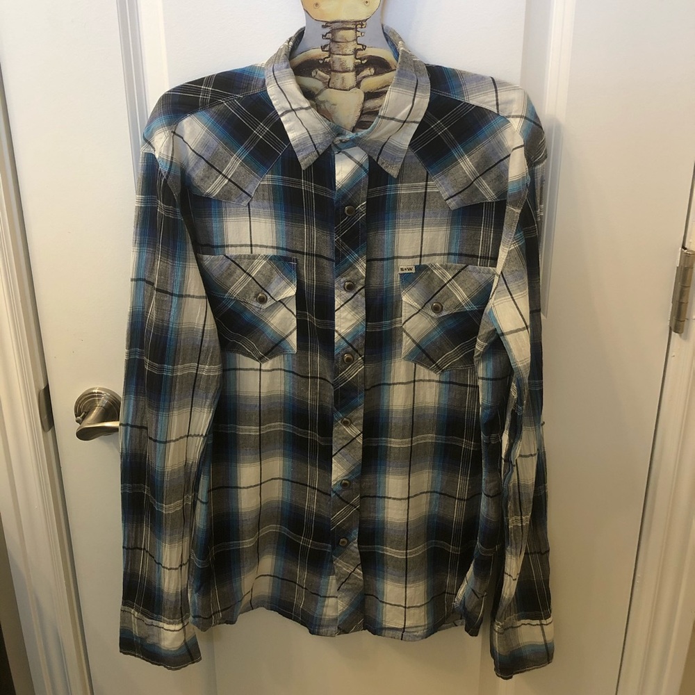 Stapleford Men’s S Multicolor Western Shirt